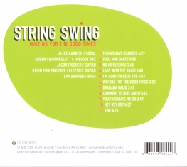 String Swing - Waiting For The Good Times - Back Cover