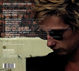 Anders Christensen - Dear Someone - Back Cover