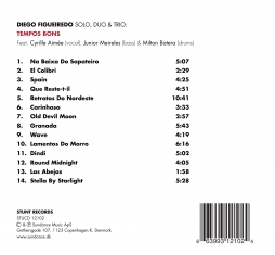 Diego Figueiredo - Tempos Bons - Back Cover