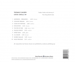Thomas Clausen & Steve Swallow - Morning... Dreaming... - Back Cover