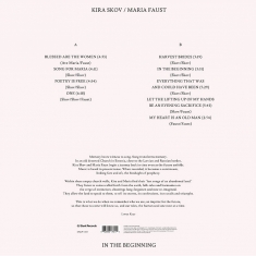 Kira Skov & Maria Faust - In The Beginning - Back Cover