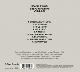 Maria Faust - ORGAN - Back Cover